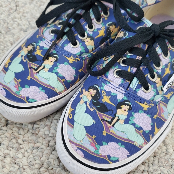 Disney Vans Princess Jasmin Sneakers Shoes - Picture 6 of 9
